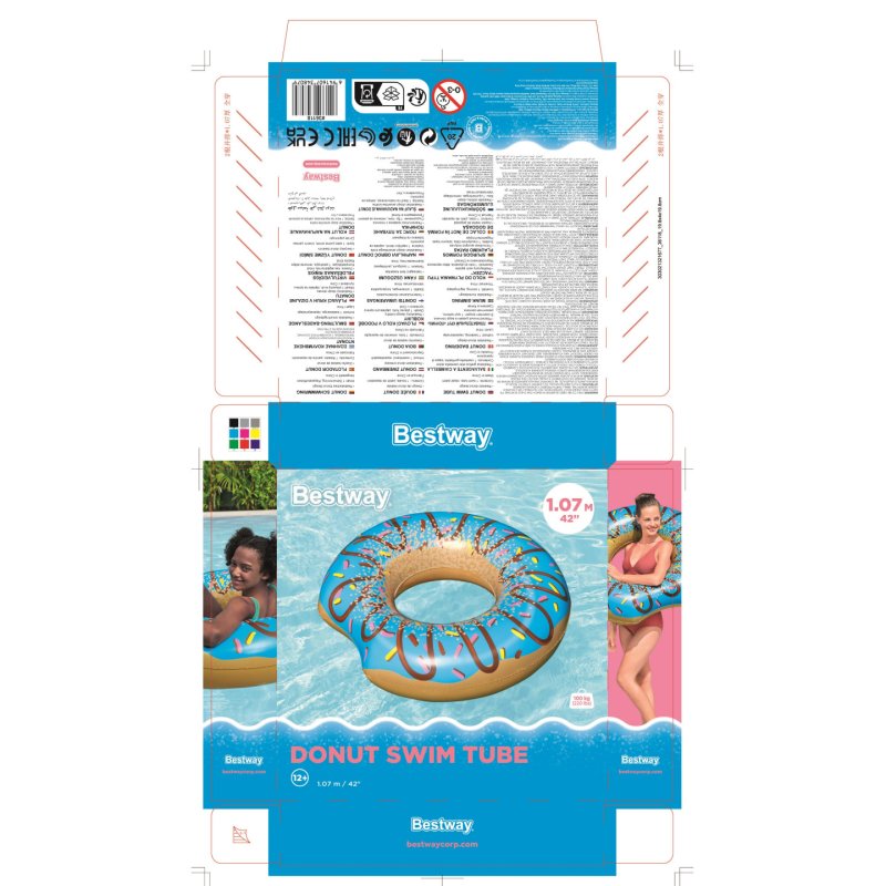 Bestway bouée pour enfants Donut 1,07 m