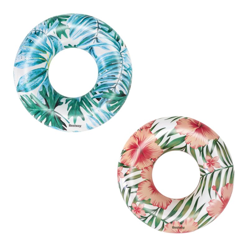 Bestway Φ47"/Φ1.19m Tropical Palms Swim Ring