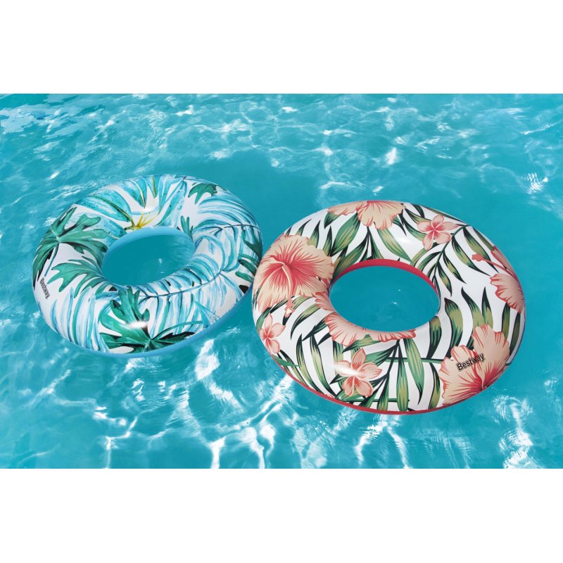 Bestway Φ47"/Φ1.19m Tropical Palms Swim Ring