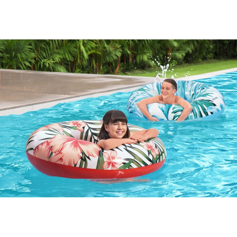 Bestway Φ47"/Φ1.19m Tropical Palms Swim Ring