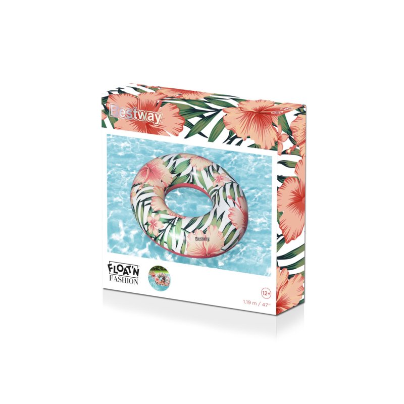 Bestway Φ47"/Φ1.19m Tropical Palms Swim Ring