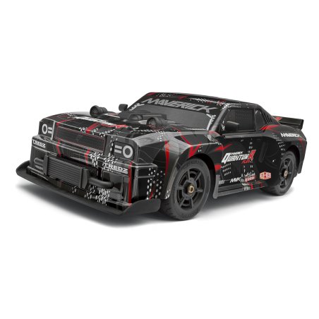 Maverick - QuantumR Flux 4S 1/8 4WD Muscle Car - Black/Red (150350)