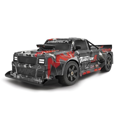 Maverick - QuantumR Flux 4S 1/8 4WD Race Truck - Grey/Red (150313)