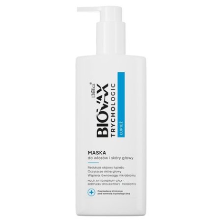 L'biotica Biovax Trychologic Dandruff Mask for Hair and Scalp 200ml
