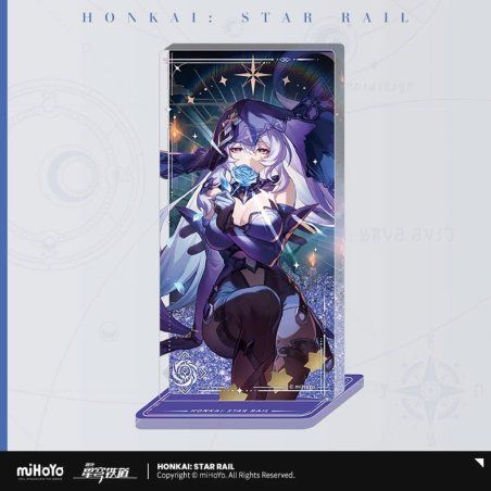 Honkai: Star Rail Ornement en acrylique avec paillettes Black Swan Reforged Remembrance 15 cm