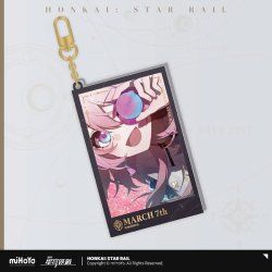 Honkai: Star Rail porte-clés Countdown Departure Series March 7th Glitter 9 cm