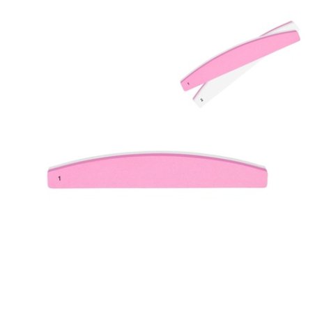 Mimo Double-Sided Pink Polishing File Boat-Shaped