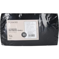 T4B LUSSONI Disposable Paper Towels Perforated Black 40cm Width 70cm Length