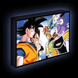 DRAGON BALL Z - Face Off - Canvas Lumineux 40X30 Cm