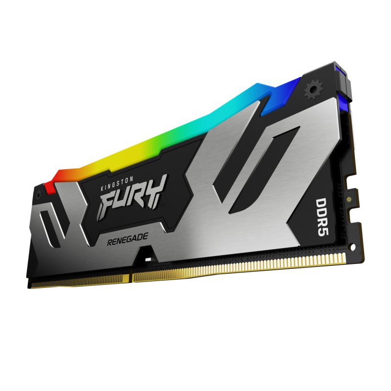 Kingston Technology FURY 48GB 8000MT/s DDR5 CL38 DIMM (Kit of 2) Renegade RGB Silver