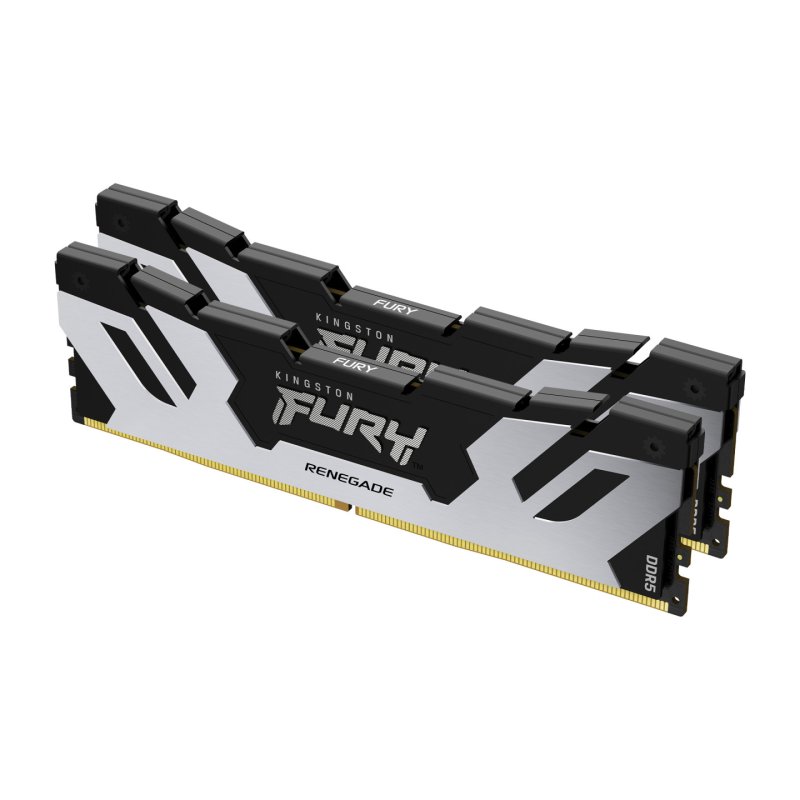 Kingston Technology FURY 48GB 8000MT/s DDR5 CL38 DIMM (Kit of 2) Renegade Silver