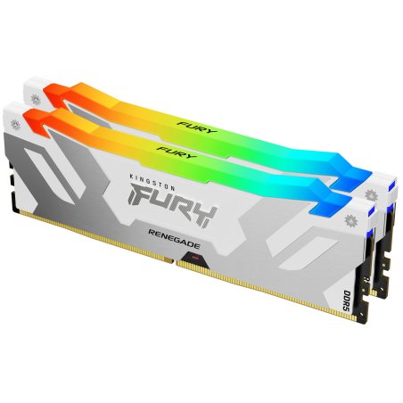 Kingston Technology FURY 48GB 8000MT/s DDR5 CL38 DIMM (Kit de 2) Renegade RGB Blanc
