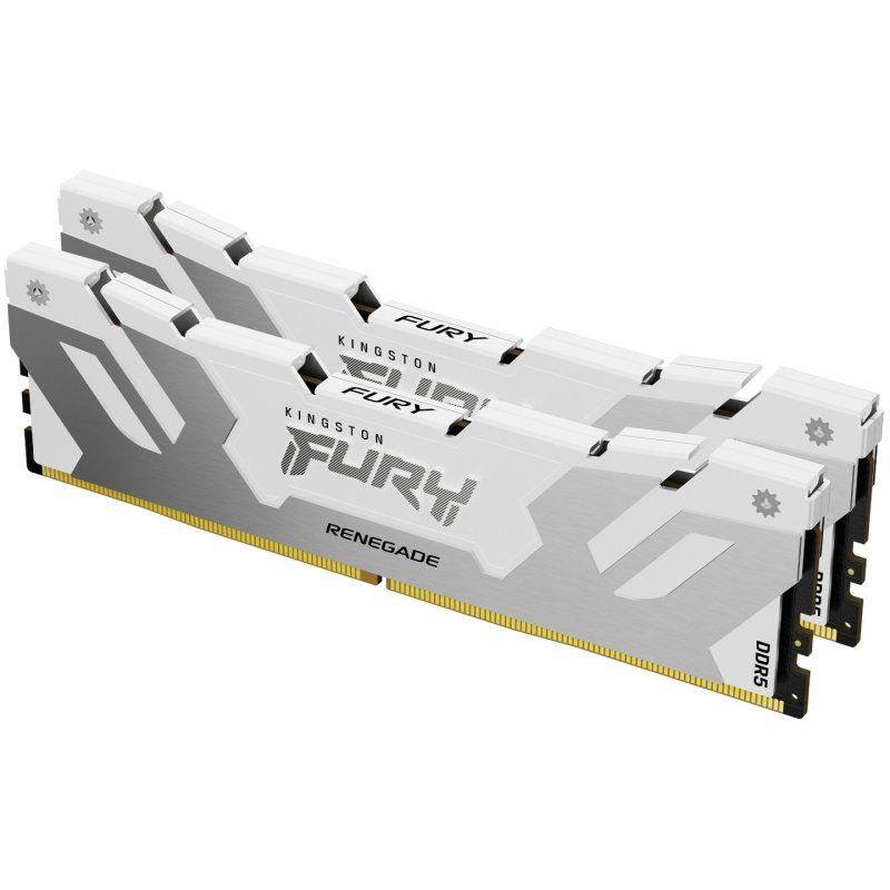 Kingston Technology FURY 48GB 8000MT/s DDR5 CL38 DIMM (Kit of 2) Renegade White