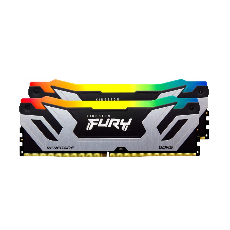 Kingston Technology FURY 48GB 8800MT/s DDR5 CL42 CUDIMM (Kit of 2) Renegade RGB Silver