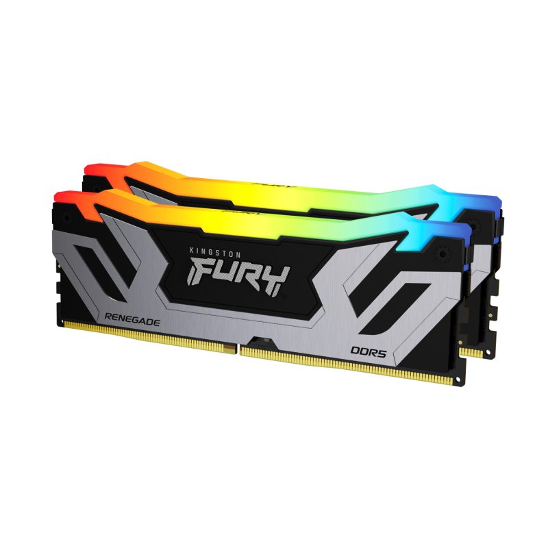 Kingston Technology FURY 48GB 8800MT/s DDR5 CL42 CUDIMM (Kit de 2) Renegade RGB Silver
