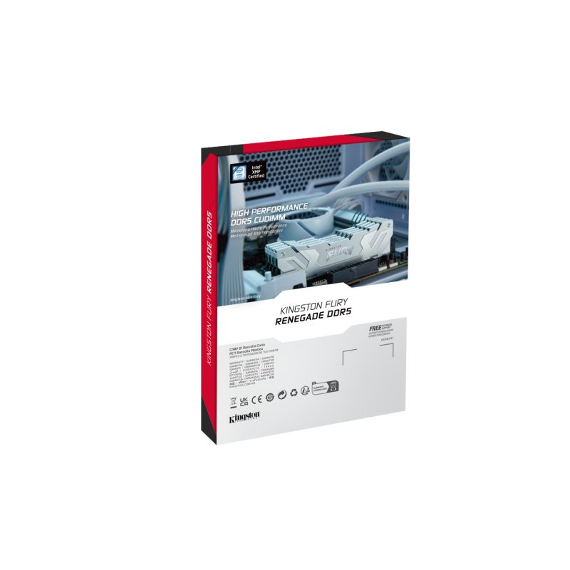 Kingston Technology FURY 24GB 8800MT/s DDR5 CL42 CUDIMM Renegade White