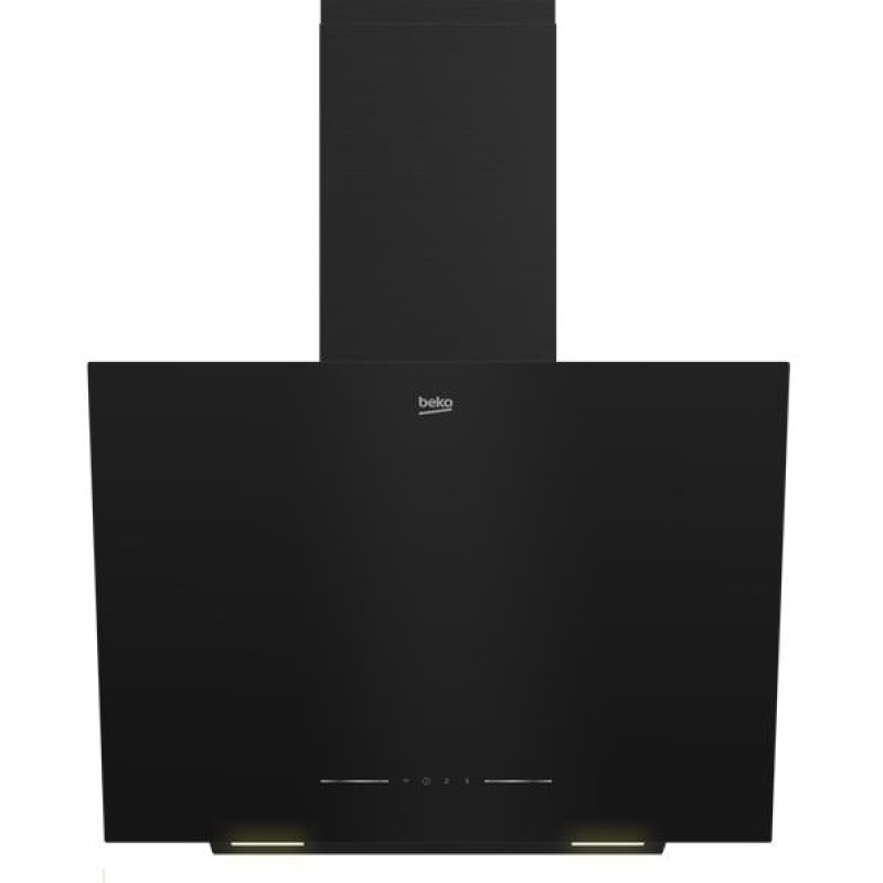 Beko BHCA62442BBH hotte Monté au mur Noir 408 m³/h C