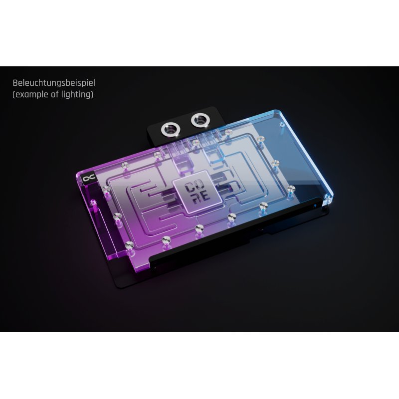 Alphacool WAK Core Geforce RTX 5080 TUF Gaming mit Backplate