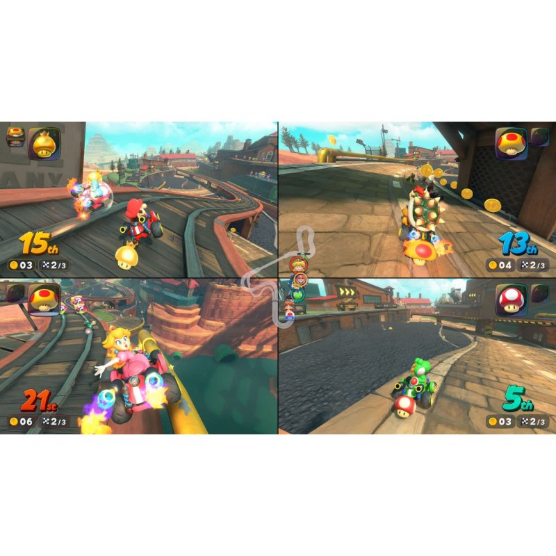 Nintendo Mario Kart World Standard Chinois simplifié, Allemand, Anglais, Espagnol, Français, Italien, Japonais,