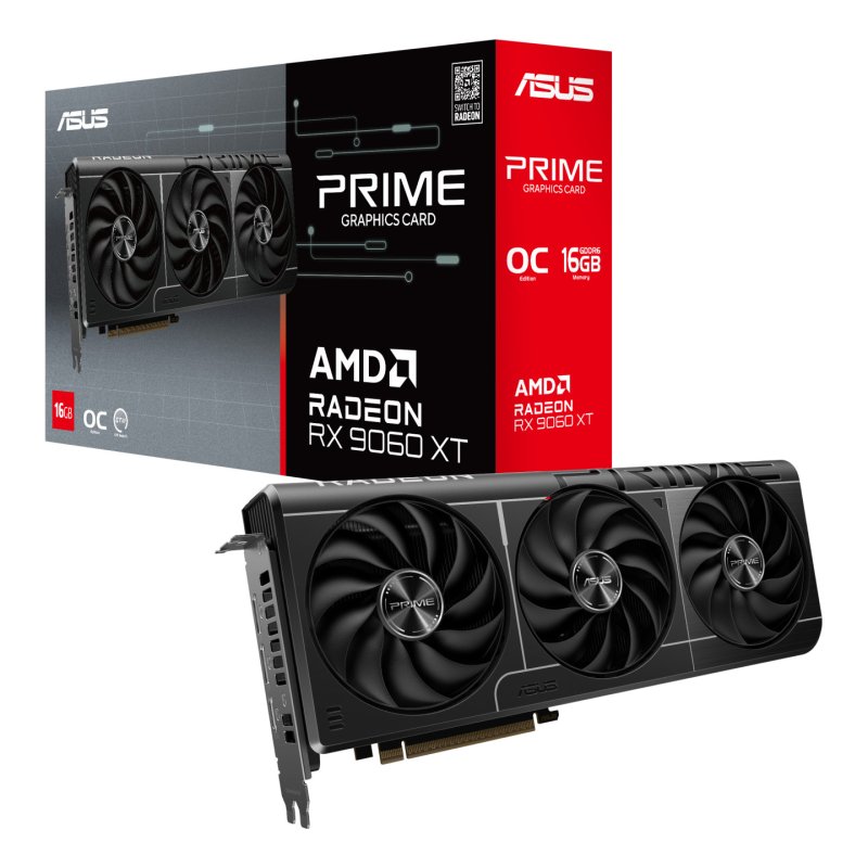 ASUS Prime Radeon RX 9060 XT O16G AMD 16 GB GDDR6