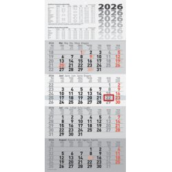rido idé Wandkalender "4-Monatskalender quattroplan 2", 2026