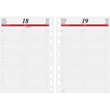 rido idé Calendrier pour agenda "Calendrier journalier" 2026