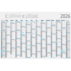 rido idé Wandkalender Plakatkalender, 700 x 470 mm, gefalzt