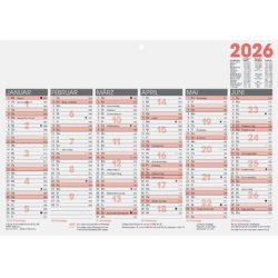 Glocken Tischkalender "Tafelkalender", 2026, DIN A4 quer