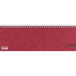 Glocken Tischkalender "Querterminbuch", 2026, rot