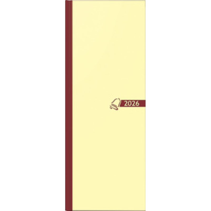 Glocken Tischkalender "Tagebuch", 2026, beige