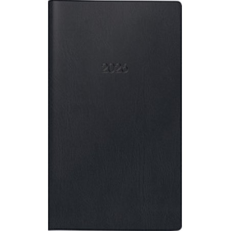 Glocken Taschenkalender "Faltkalender", 2026, schwarz