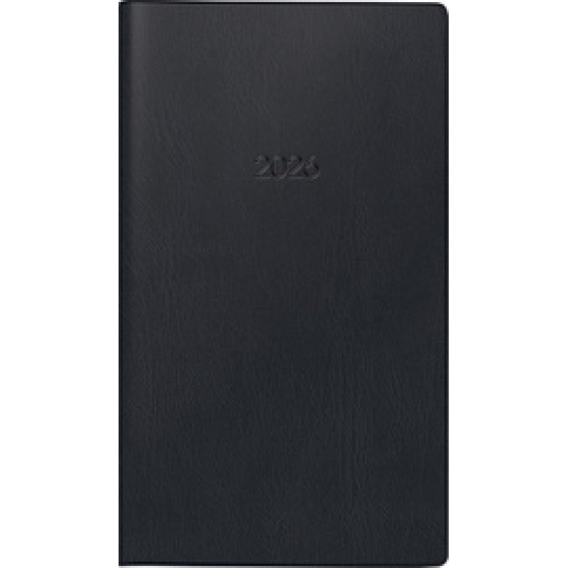 Glocken Taschenkalender "Monatssichtkalender", 2026, schwarz