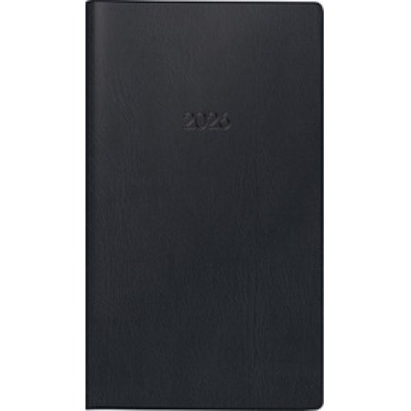 Glocken Taschenkalender "Monatssichtkalender", 2026, schwarz