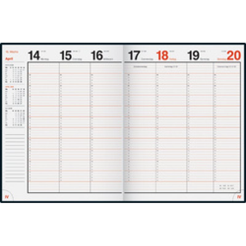 rido idé Buchkalender "magnum Catana", 2026, schwarz