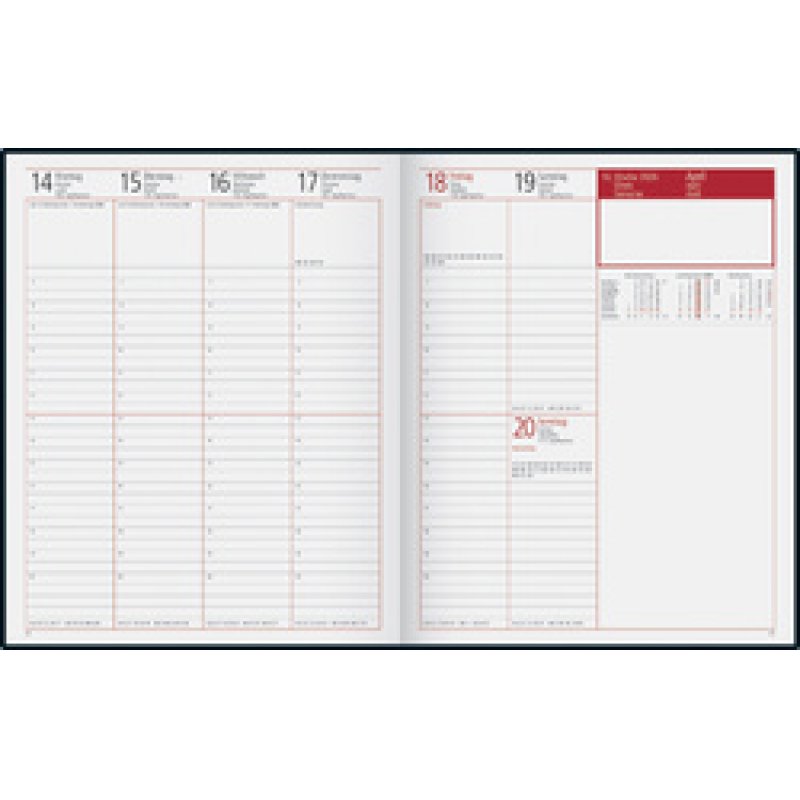 rido idé Buchkalender "Managerkalender TM Toscana", 2026