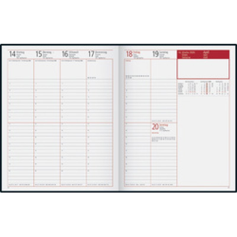 rido idé Buchkalender "Managerkalender TM Belnova", 2026