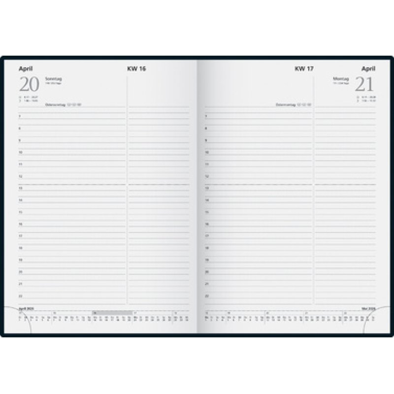 rido idé Buchkalender "Chefplaner Miradur", 2026, schwarz