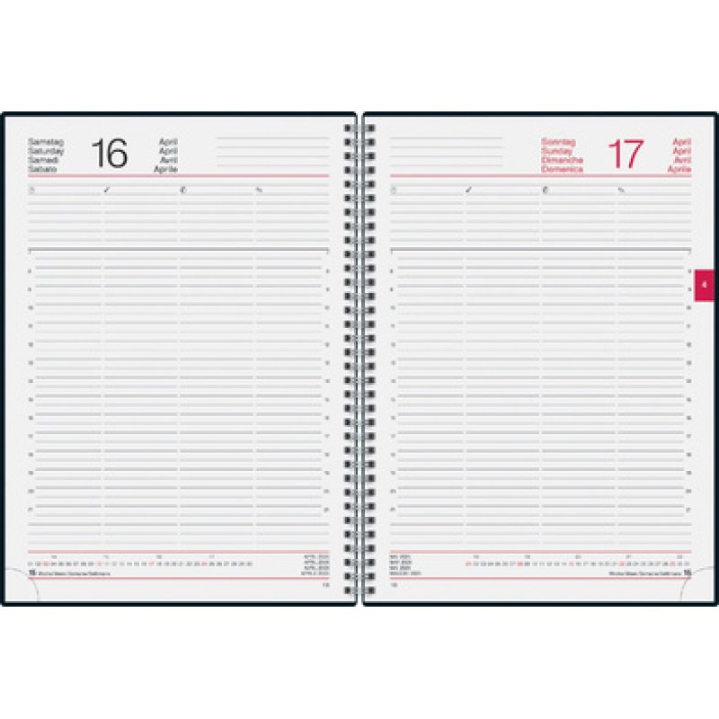 rido idé Agenda planning "Conform Wire-O", 2026, noir