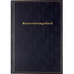rido idé Reservierungsbuch, 2026, 1 Tag auf 1 Seite, schwarz