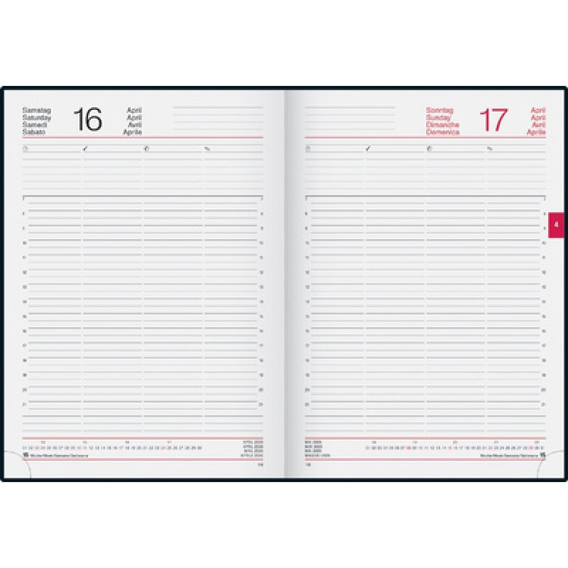 rido idé Buchkalender "Conform Derby", 2026, grau