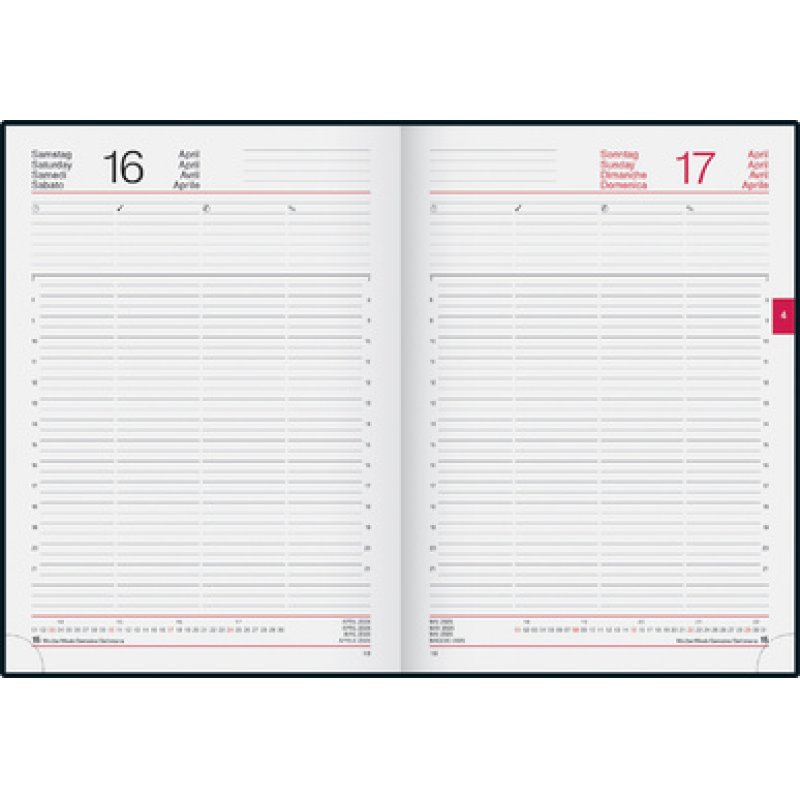 rido idé Agenda planning "Conform Baladek", 2026, noir