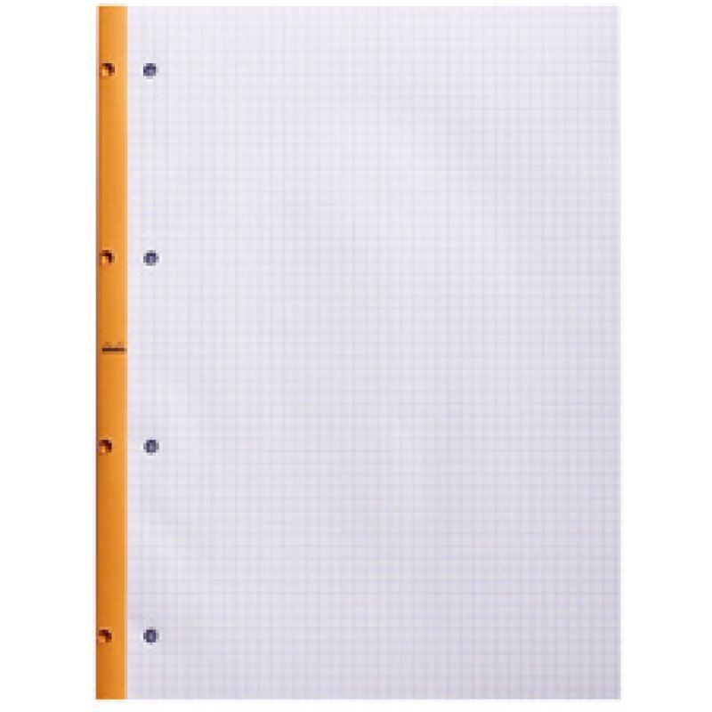 RHODIA Bloc de cours, format A4, séyès, orange, lot de 3