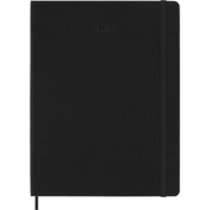 MOLESKINE Agenda Pro 2026, L/A5, couverture rigide, noir