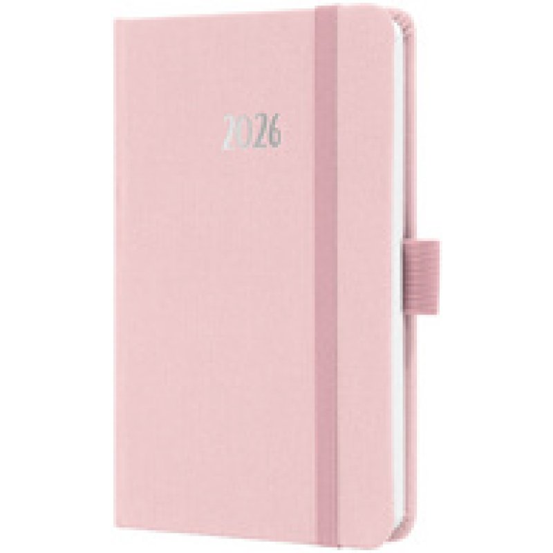 sigel Agenda de poche Jolie Feel 2026, textile, A6, bleu