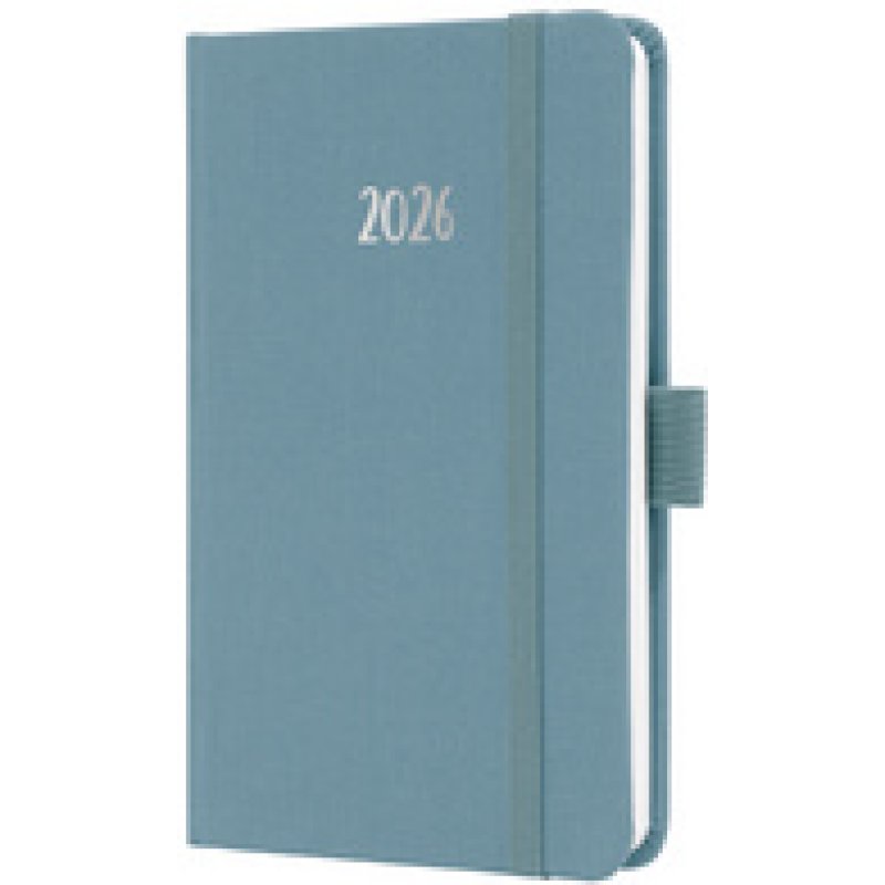 sigel Agenda de poche Jolie Feel 2026, textile, A6, rose