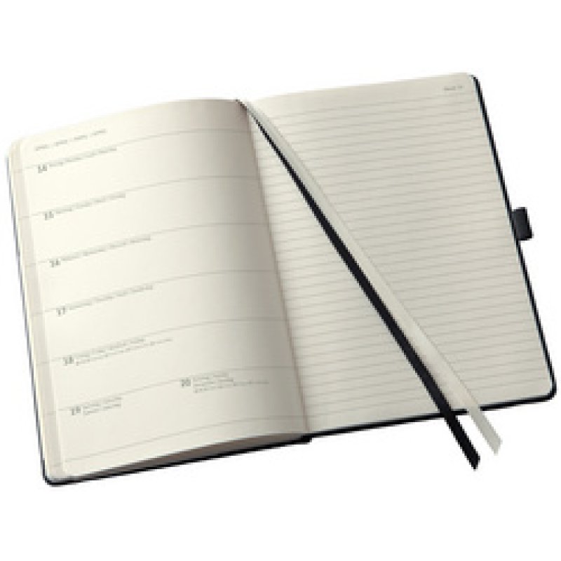 sigel Agenda planning Conceptum 2026, env. A5, noir