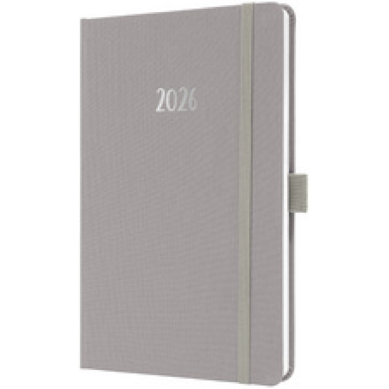 sigel Agenda de poche Jolie Feel 2026, textile, A5, bleu