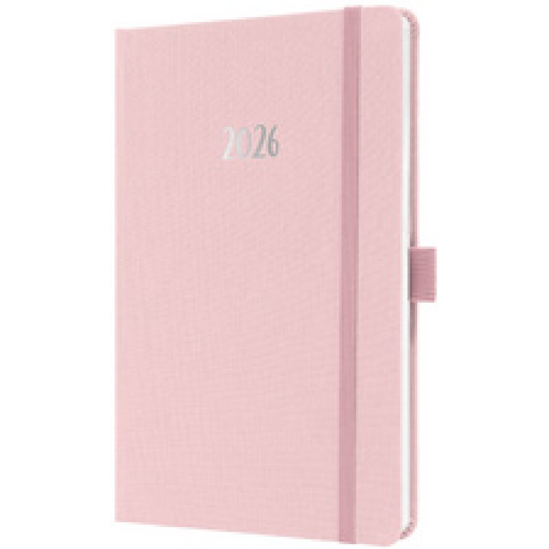 sigel Agenda de poche Jolie Feel 2026, textile, A5, bleu
