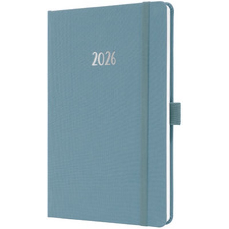 sigel Agenda de poche Jolie Feel 2026, textile, A5, rose