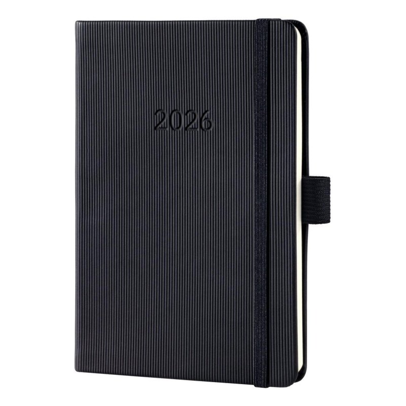 sigel Agenda de poche Conceptum 2026, env. A6, noir
